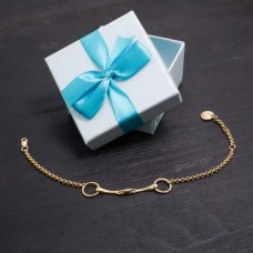 Браслет Трензель 8 серебро/позолота, EQUIMOON