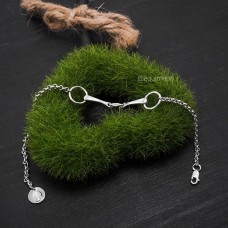 Браслет Трензель 8 серебро, EQUIMOON