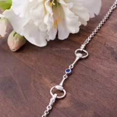 Браслет Трензель 5 со Swarovski серебро, EQUIMOON